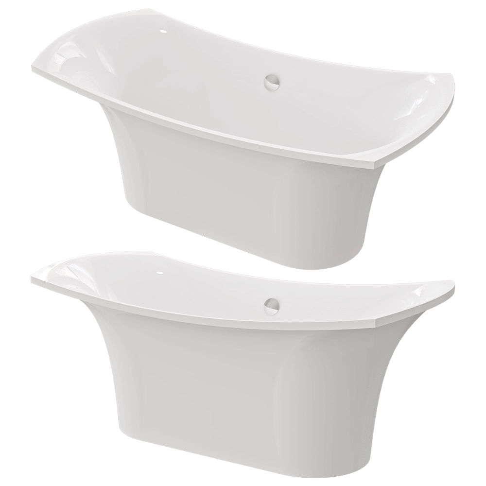 PAA - Bathtub Bathtub Bella 3D Model