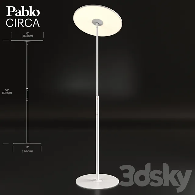 Pablo Circa Floor Lamp 3D Model