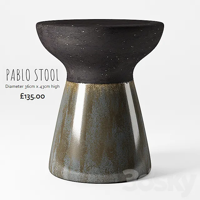 Pablo stool 3D Model