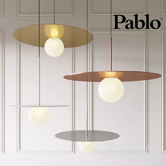 Pablo_BolaDisc_lamp 3D Model