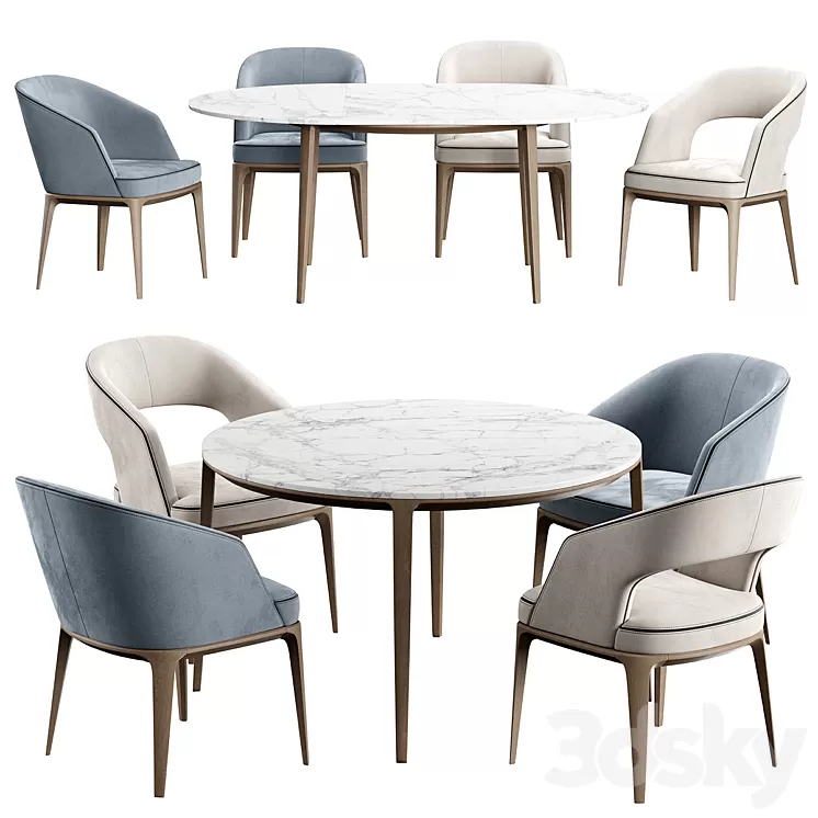 Pace Loom Chair L Table 3D Model