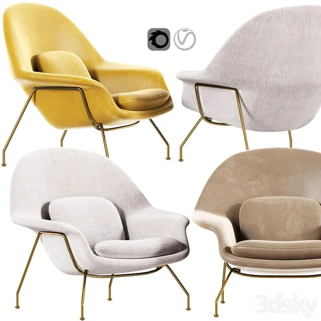 Pacific armchair 3D Model