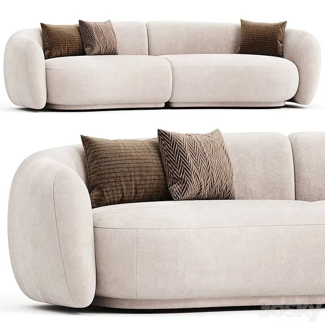 PACIFIC Sofa By Moroso 3D Model