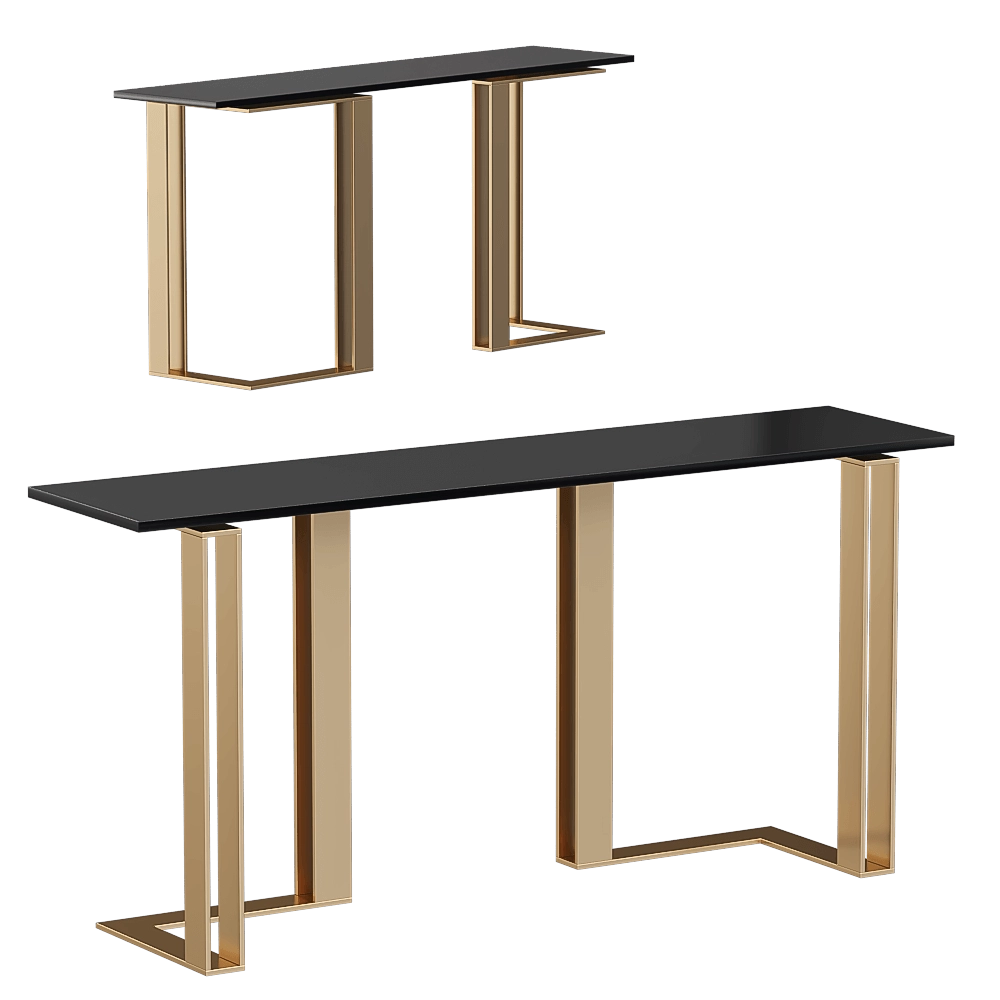 Pacini & Cappellini  - Console Black&Gold 3D Model