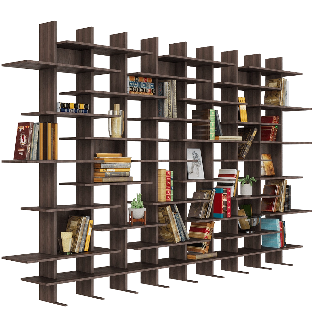 Pacini & Cappellini  - Modular bookcase Elisabeth 3D Model