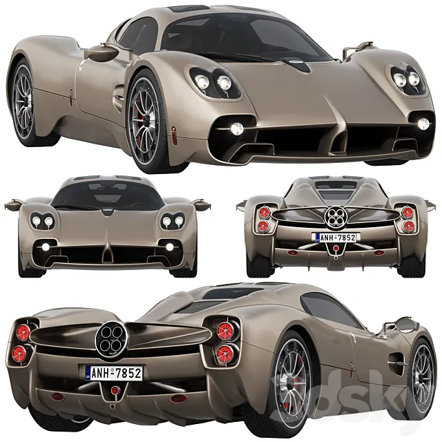 Pagani Utopia 3D Model