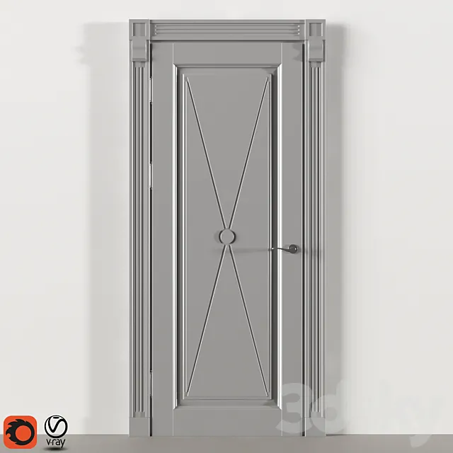 Painted door 3DModel