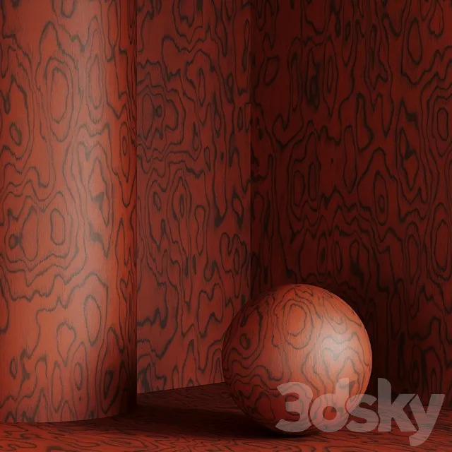 Painted plywood 3D Model
