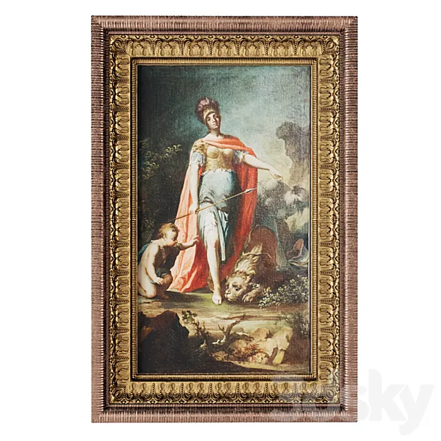 Painting classical 1 3DModel
