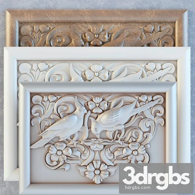 Painting Diekor On The Wall Pano Liepnina 3D Model Free