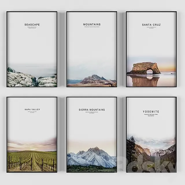 painting set 21 3D Model