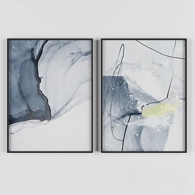 painting set 63 3D Model