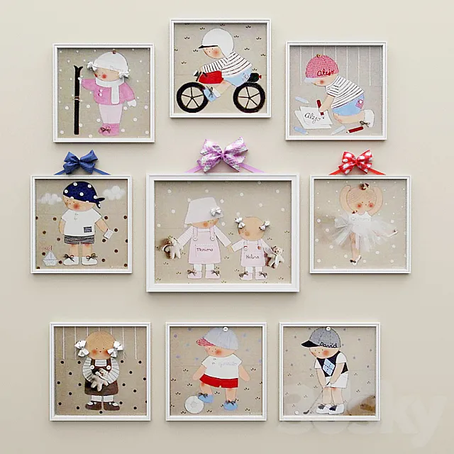 Painting the nursery 3DModel