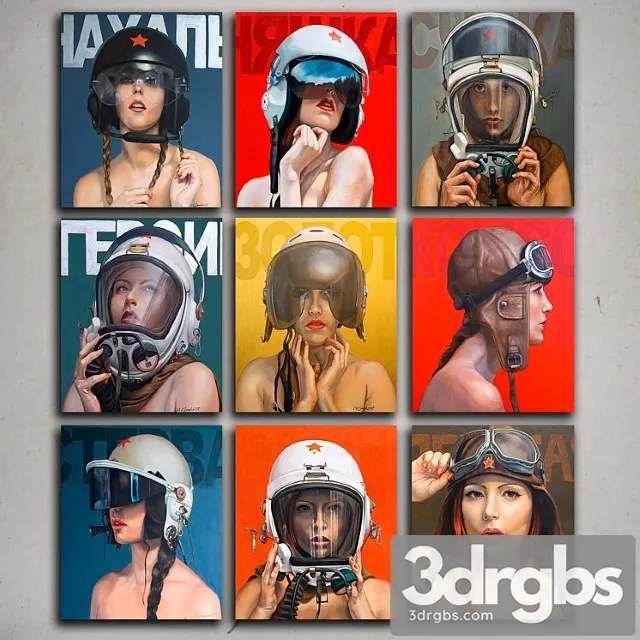 Paintings 157. kathrin longhurst 3D Model Free