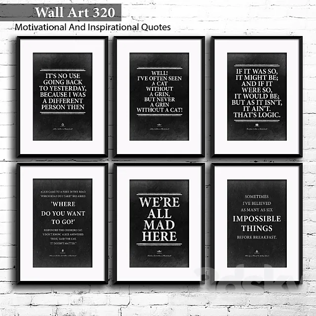 Paintings 320 3DModel