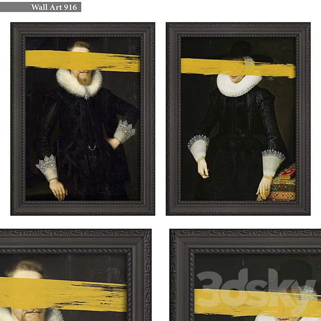 Paintings 916 3D Model