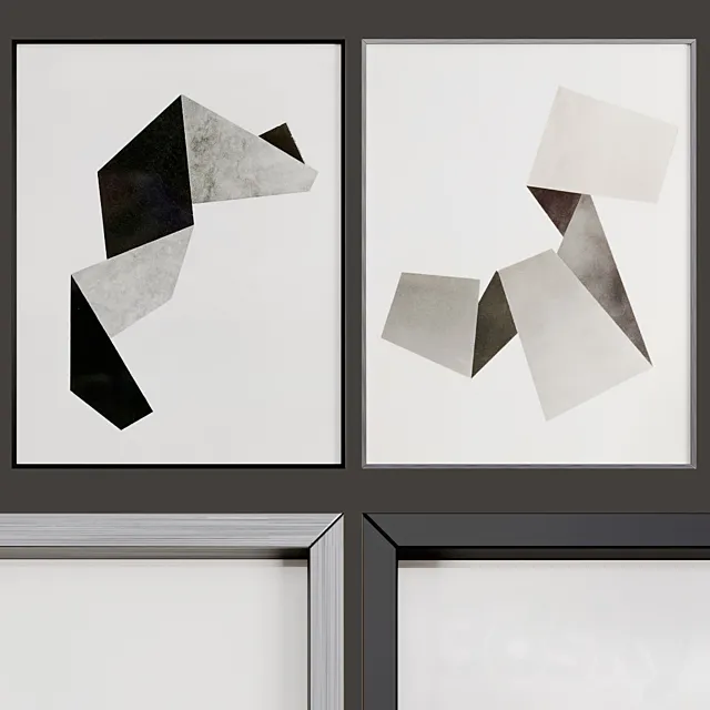 Paintings abstraction 3DModel