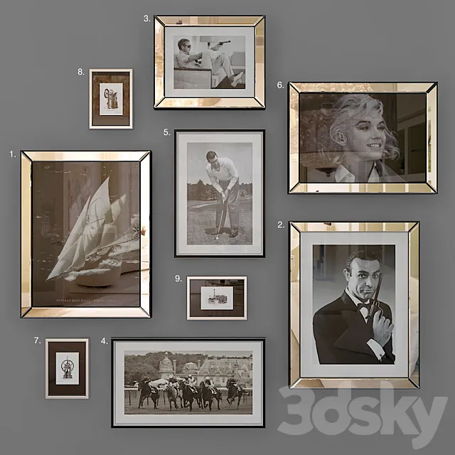 Paintings and Almi Decor Ikea 3DModel