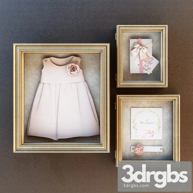 Paintings For Childrens Room 3 3D Model Free