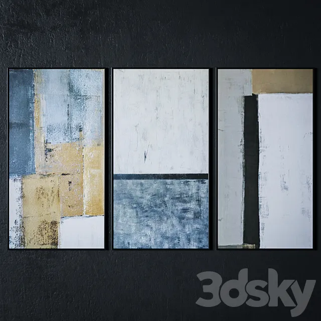 paintings Set | Set 6 3D Model