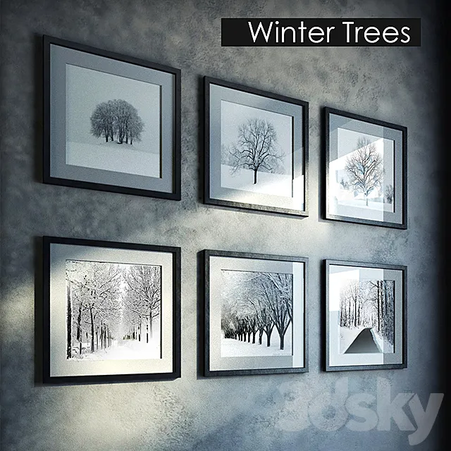 Paintings winter theme Free Download