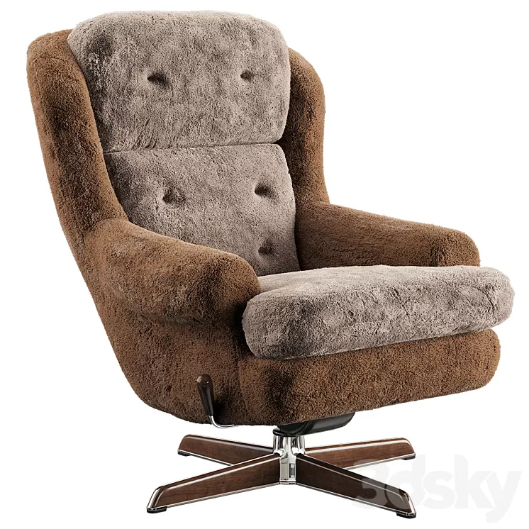 Pair Of Dux Armchairs 3D Model