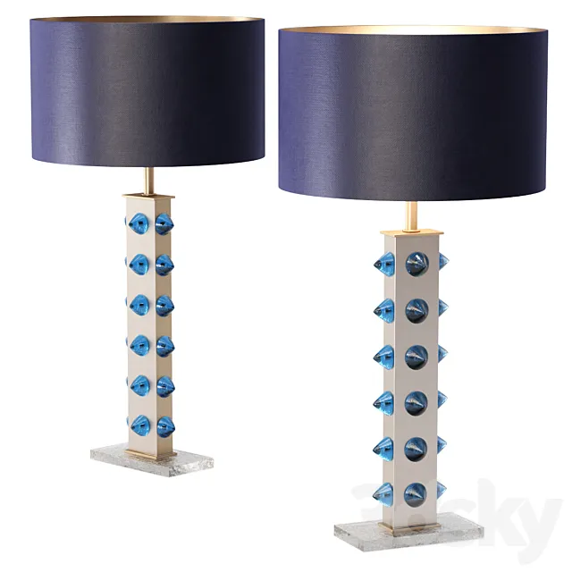 Pair of table Lamp by LA Studio 3DModel