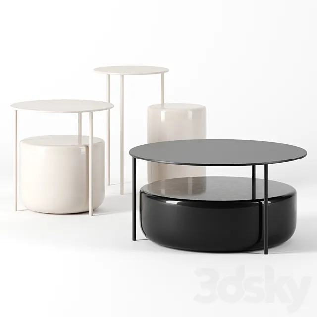 Pair tables by Mobel copenhagen Free Download
