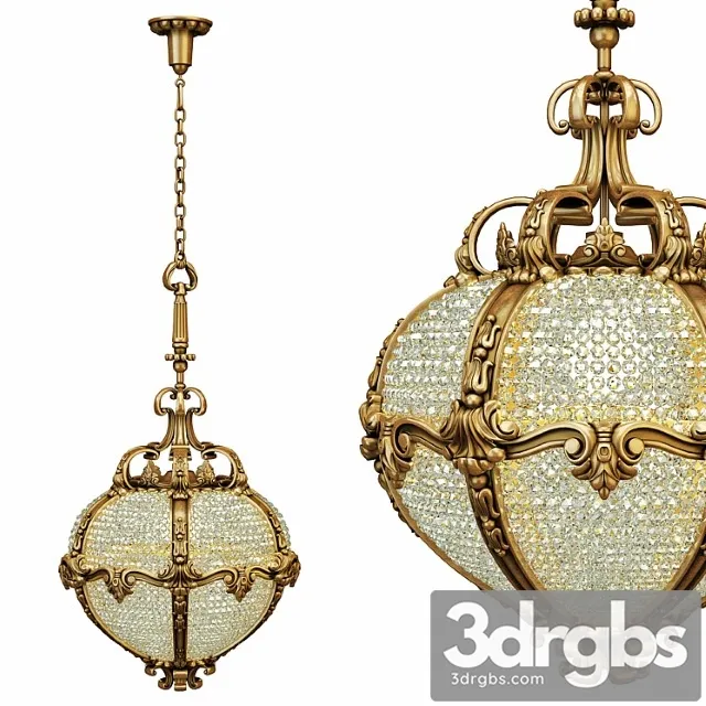 Palace Chandelier 3D Model Free