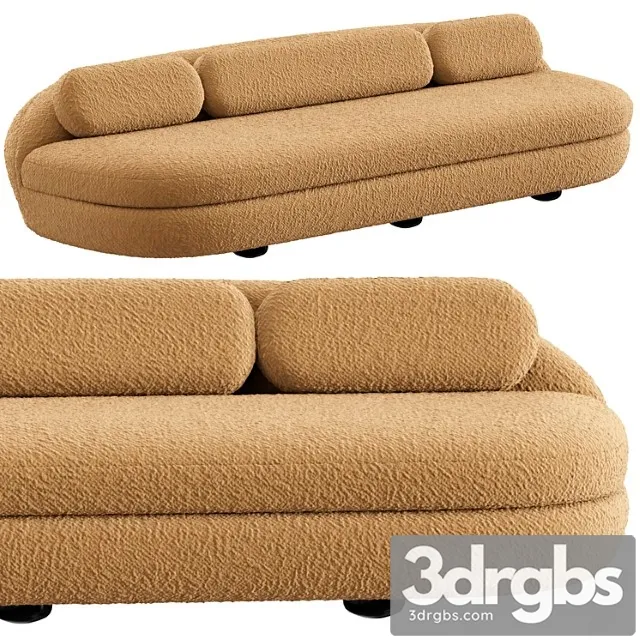 Palais Royal Sofa 3D Model Free