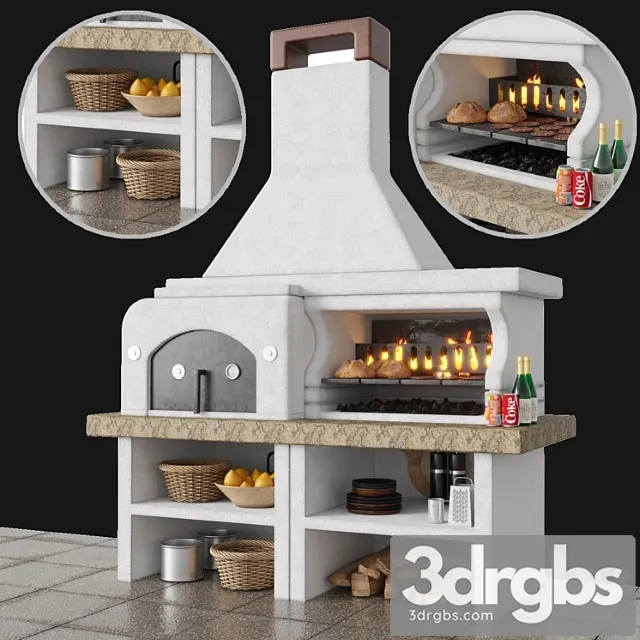 Palazzetti grill 3D Model Free