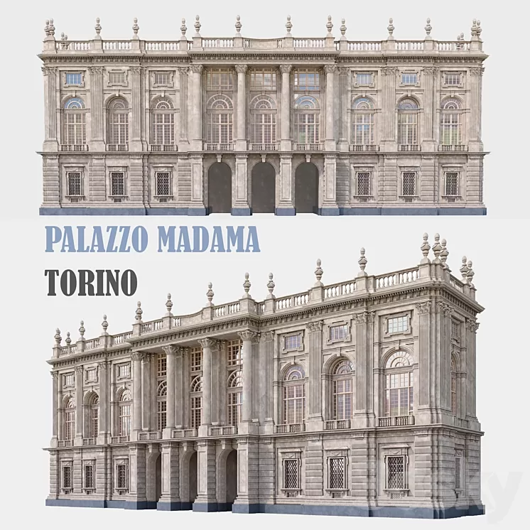 Palazzo Madama 3D Model