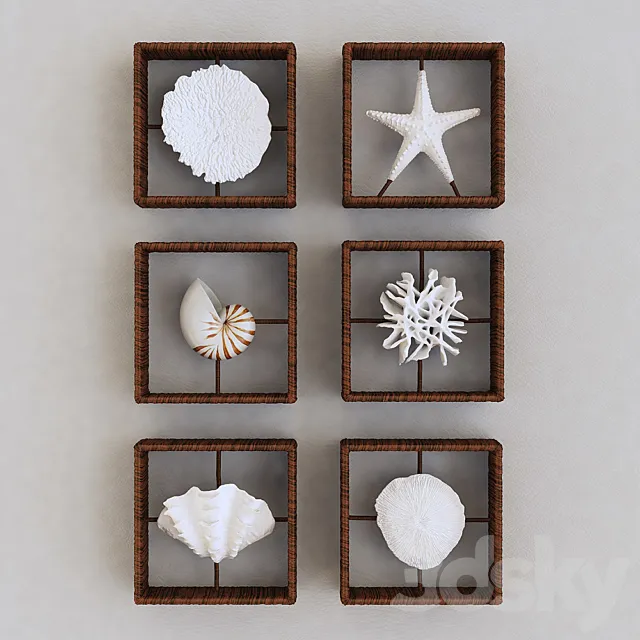 Palecek _ Coral Decor 3D Model