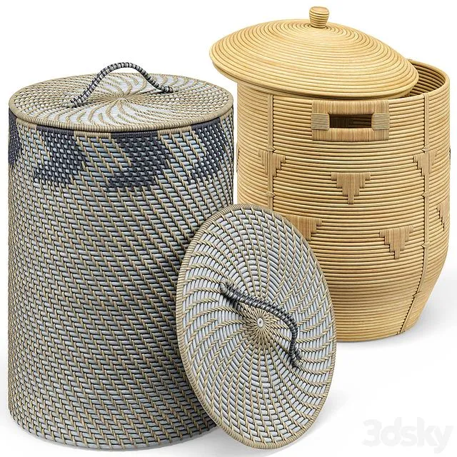 Palecek Highlands Basket 3D Model