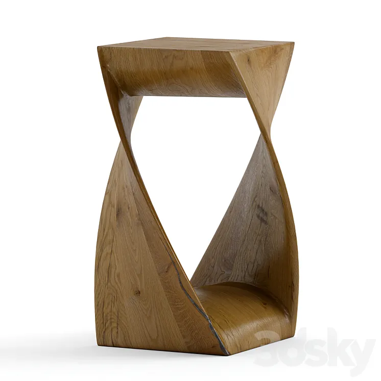 Palecek side table 3D Model Free