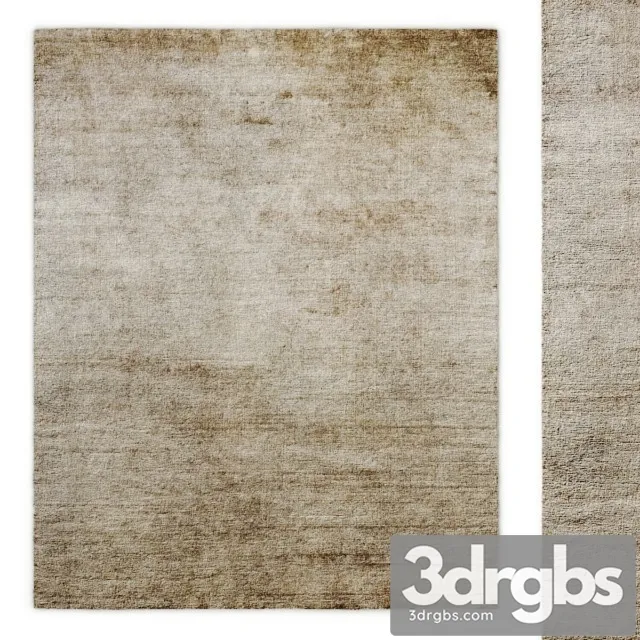 Palermo Silk Rug RH 3D Model Free