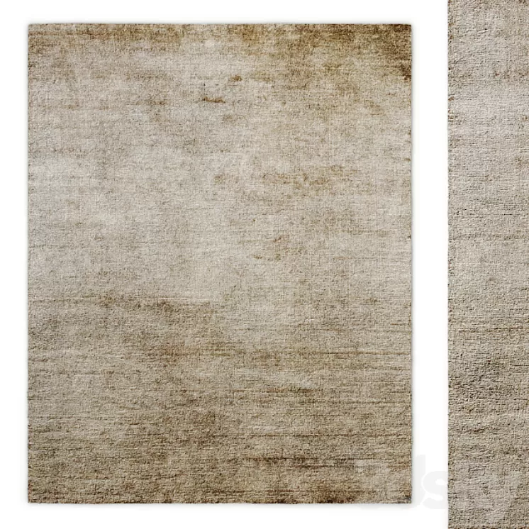 Palermo Silk Rug RH 3D Model