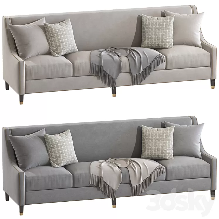 Palisades Extra Long Sofa 3D Model Free