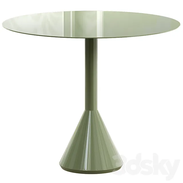 Palissade cone round table 3D Model