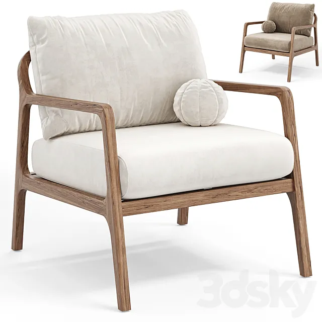 Palm Armchair 3D Model
