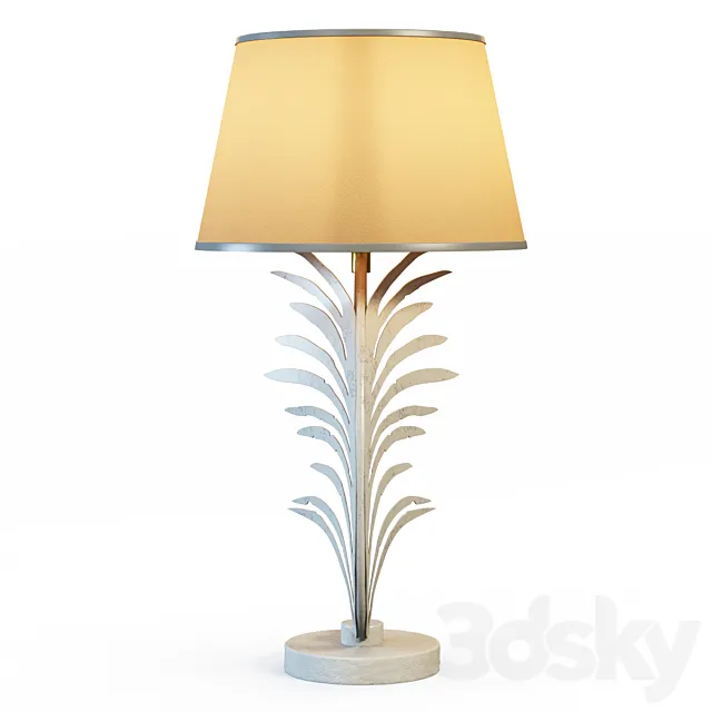 Palm Frond Table Lamps 3D Model