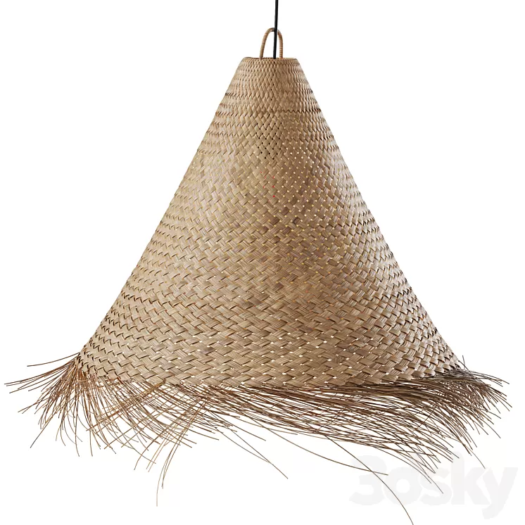 Palm leaf chandelier WESOKO 3D Model