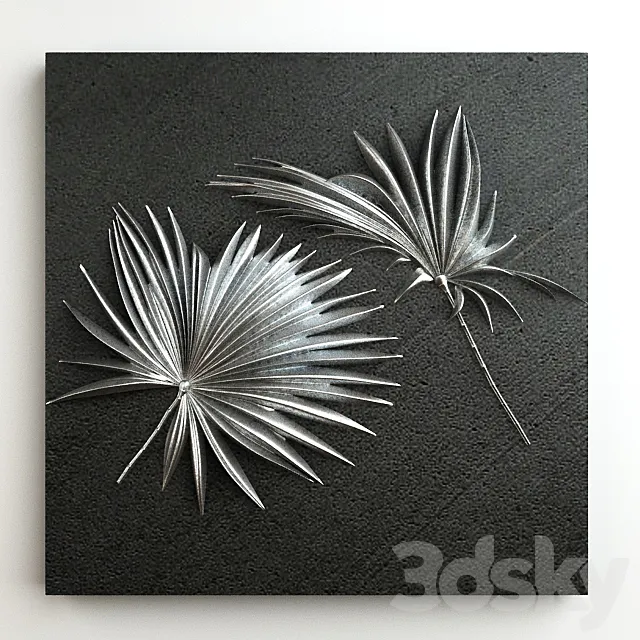 Palm Leaft Ornament 001 3D Model