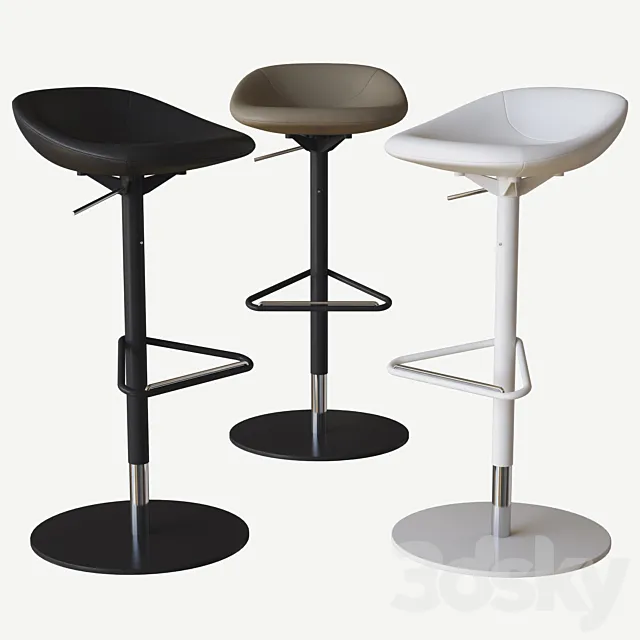 palm stool calligaris 02 3DModel