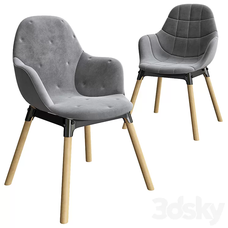 Palma Meeting Wood by Offecct 3D Model