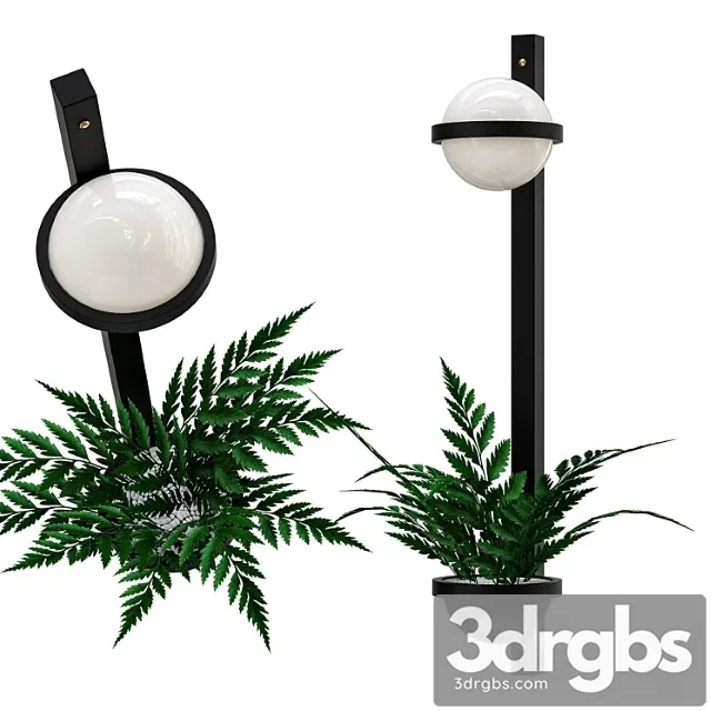 Palma Wall Lamp 3D Model Free