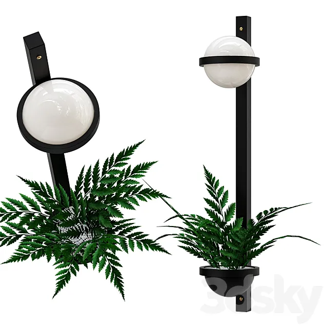 palma_wall_lamp 3D Model