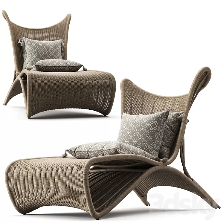 PALMERIA CHAISE 3D Model Free