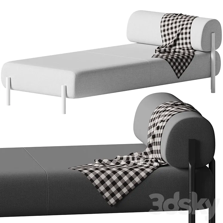 Palo Modular Lounger by Hem 3D Model Free
