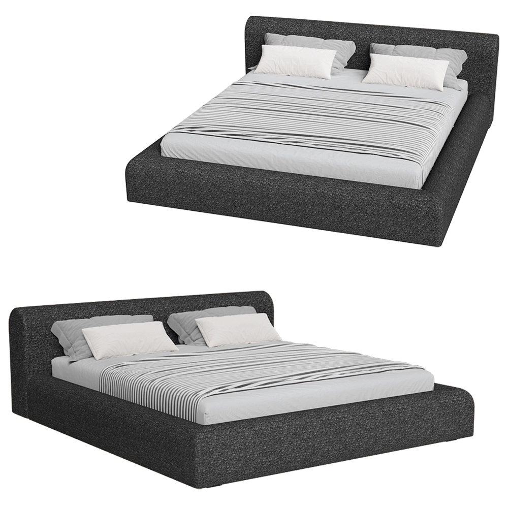 Palo Nero - Bed Chairo 3D Model